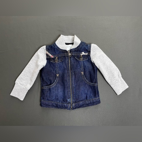 Diesel Baby Denim Jacket Size 6 Months - Picture 1 of 10
